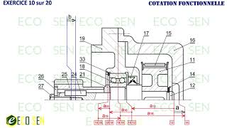 Cotation fonctionnelle  Exercice 10 sur 20 [upl. by Okimat]