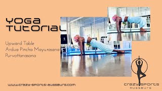 CrazySports Augsburg  Yoga Tutorial Upward Table Upward Plank [upl. by Stamata]