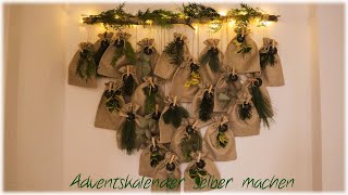 Adventskalender selber machen  DIY  Advent Calendar [upl. by Chatav9]