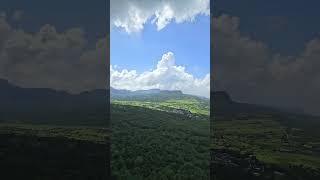 View from korigad Fort 😍 nature korigad lonavala [upl. by Garwood]