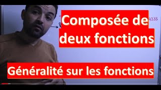 Maths 1Bac généralites sur les fonctions composée de deux fonctions اولى باك علوم مركب دالتين [upl. by Goodkin636]