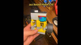 Surprisingly High Performance 2x2 Round Piston Engine  Lego Vacuum Engine [upl. by Eelyab]