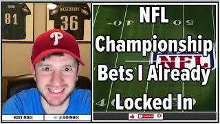 Early NFL Sharp Bets for NFL Championship Round to Lock in NOW [upl. by Longley]