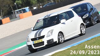 Vrij Rijden Assen 24092023 Sessie 10 1400 Toer Suzuki Swift Sport ZC31S [upl. by Leid]