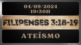 Filipenses 31819 Ateísmo [upl. by Nirel412]