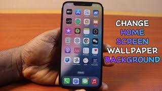 How to Change Home Screen Wallpaper on iPhone on iOS 18 [upl. by Ramyar]