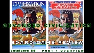 ADVANCED CIVILIZATION BOARD GAME PART 1 [upl. by Atileda]