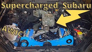 M90 Supercharger Subaru Outback Charge Pipes Custom Header AWIC [upl. by Mandle]