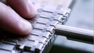 Making the Bracelet for a Royal Oak  Audemars Piguet [upl. by Bogie]