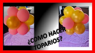 COMO HACER TOPIARIOS DE GLOBOS [upl. by Lawry]