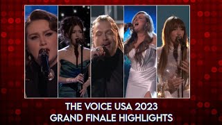 And the Winner Is The Voice USA 2023 Grand Finale Highlights [upl. by Llennor595]