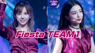 【Girls Planet 999】Fiesta Team１（紅組）3 SCREEN チッケム、＋ ２STAGE [upl. by Howlyn]