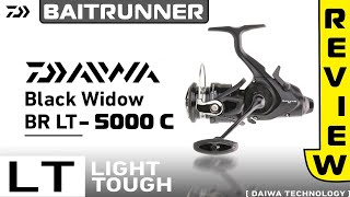 Daiwa BLACK WIDOW BR 5000C LTUnboxing2020ProsampConsBAIT RUNNER Reel REVIEWRaptor Fishing Tackle [upl. by Wallache709]