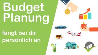 Budgetplanung Wie du deine Einnahmen und Ausgaben vorausschauend planen kannst [upl. by Eberle64]