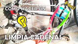 Cómo HACER LIMPIACADENA casero para la BICICLETA [upl. by Ait]