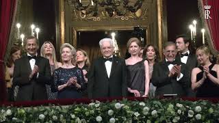 Mattarella alla Prima del Teatro alla Scala [upl. by Harshman757]