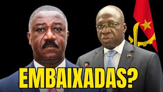 AS EMBAIXADAS E A DIPANDA EMBAIXADOR DE ANGOLA EM MOÇAMBIQUE [upl. by Kessel]