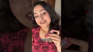 Maybelline teddy tint lipstickswatches lipstain blush makeuptutorial maybelline teddytint [upl. by Ivo]