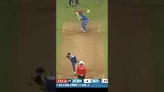 MS Dhoni finishes off in style 2011cricketworldcup msdhonibgm msdhoniringtone cricketlover cric [upl. by Kosak]