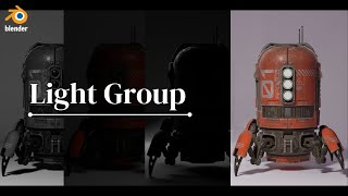 【blender 42】How to use the Light GroupComplete Control of Lights [upl. by Pacificia425]