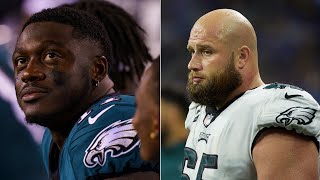 Philadelphia Eagles players react after 14yearold football player killed in shooting [upl. by Asiil]