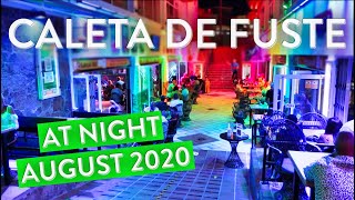 Caleta de Fuste Nightlife  August 2020  Bars Restaurants amp Entertainment [upl. by Mines]