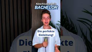 Einleitung Bachelorthesis student studium bachelorarbeit [upl. by Azilanna]