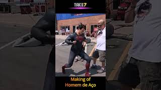 Making Of Homem de Aço 2013 cinema streaming shorts superman henrycavill [upl. by Htebharas]