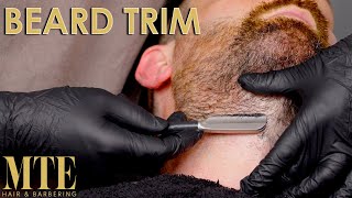 Beard Trim  Barbering tutorial [upl. by Laamak]