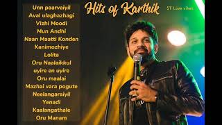 Karthik Hits  Karthik Tamil Songs  Karthik Singer Tamil Songs Collection  Jukebox [upl. by Joel]