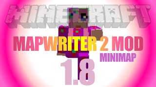 Mapwriter 2 Mod minimap 18  how to install on Forge in Minecraft 18 [upl. by Bertrando]