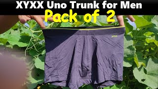 XYXX Pack of 2 Uno Intellisoft Micro Modal Solid Men Trunk unboxing [upl. by Weasner14]