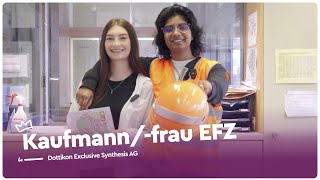 Kaufmannfrau EFZ bei der Dottikon Exclusive Synthesis AG  Lehrstellenvideo  Yousty [upl. by Chicky]