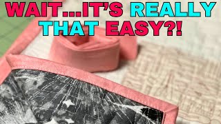 Quilt Binding 101 How to Machine Bind Your Quilts SO EASY [upl. by Sherar383]