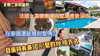 購買清邁別墅出事？法國女富豪泰國別墅被沒收？ 買泰國別墅還安全嗎？目前持有泰國別墅有哪幾種方式 [upl. by Flip973]