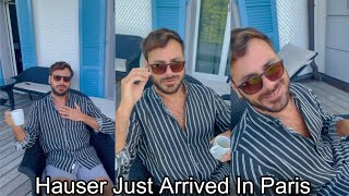 Stjepan Hauser Just Arrived In Paris With Pretty Wife In Hotel Room 2024 [upl. by Willock]