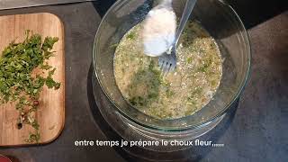 choux fleur avec sauce rouge la recette est bien détaillée dans la vidéo [upl. by Feil908]