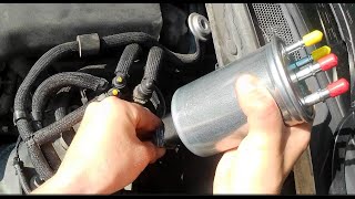 Jaguar XF S quotshade treequot fuel filter change [upl. by Guerin]