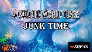 Junk Time w 5 Colour Yorion World Tree  MTG Arena  Standard BO1 amp BO3 [upl. by Paget]