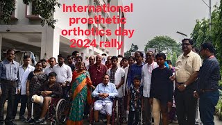 🦾🦿International prosthetics amp orthotics day 2024 rallyIPODNild KolkataProsthetic Orthoticsipod [upl. by Suanne]