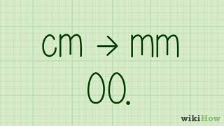 How to Convert Centimeters cm to Millimeters mm [upl. by Carmon]