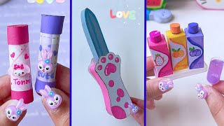 Paper craftEasy craft ideas miniature craft  how to make DIYschool projectTonni art and craft [upl. by Eelram]