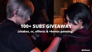 100 subscribers giveaway  shakes cc effects amp bonus panning alight motion preset [upl. by Yamauchi316]