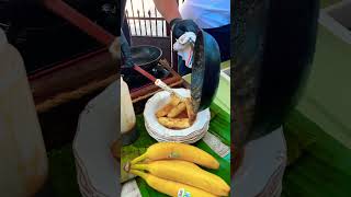 how to make banana flambé dessert cookingvideo [upl. by Dempstor657]