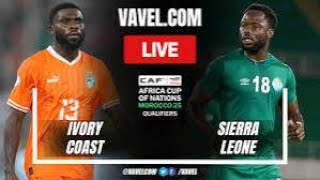 live ivory coast vs siera leone [upl. by Blayne]