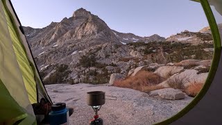 Backpacking the Sierra  Kings Canyon 7 pass loop Bishop to Italy Long Version [upl. by Raddie]