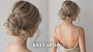 Easier Than It Looks Updo ❤️✨ Wedding Hairstyle Wedding Guest Prom [upl. by Yraek]