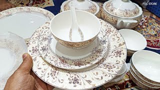 Luxury Bone china dinner set  Ceramic dinner set [upl. by Derry]