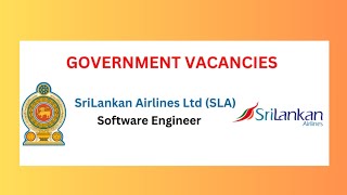 Sri Lankan Airlines Software Engineer Job Vacancies 2024 [upl. by Notac]