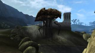 Silt Strider Animation Restored  a mod for TES III Morrowind [upl. by Blase]